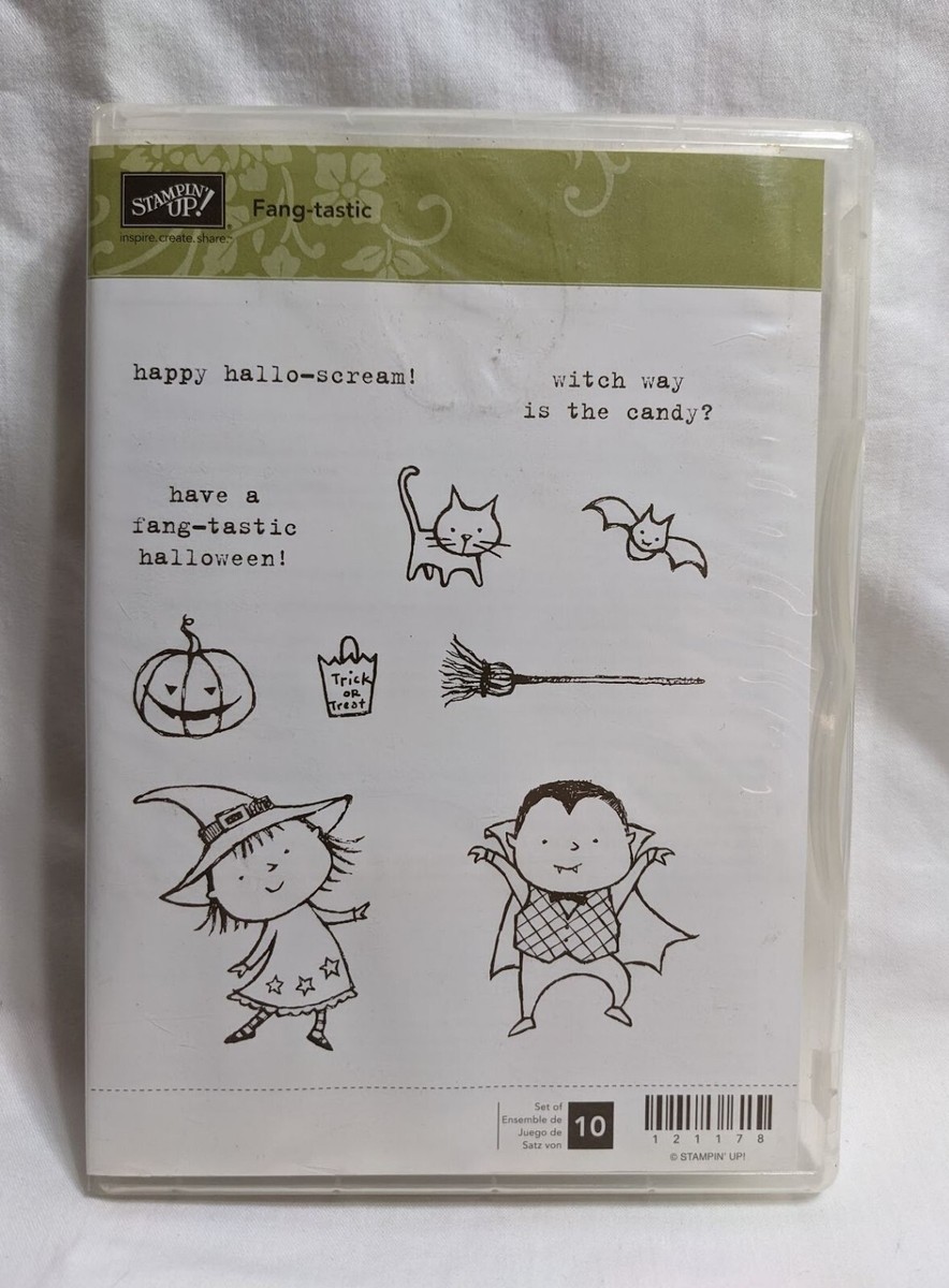 Stampin Up Halloween Stamps (gently used), new and retired sets
