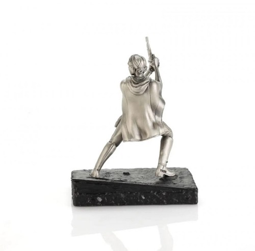 Figura Royal Selangor Peltre Star Wars Leia Organa Endor 0179059 - Imagen 4 de 8