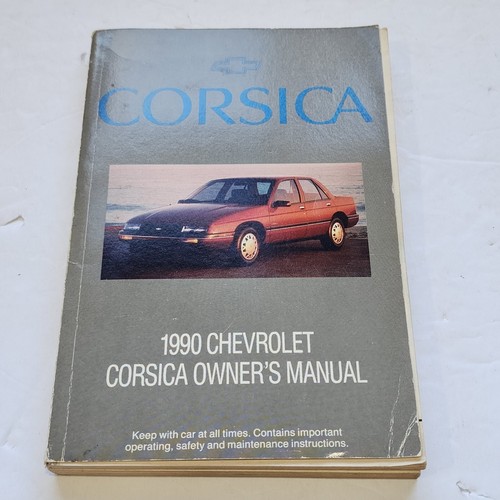 RARE 1990 Chevrolet Corsica 1990 Owners Manual Warr Info Folder
