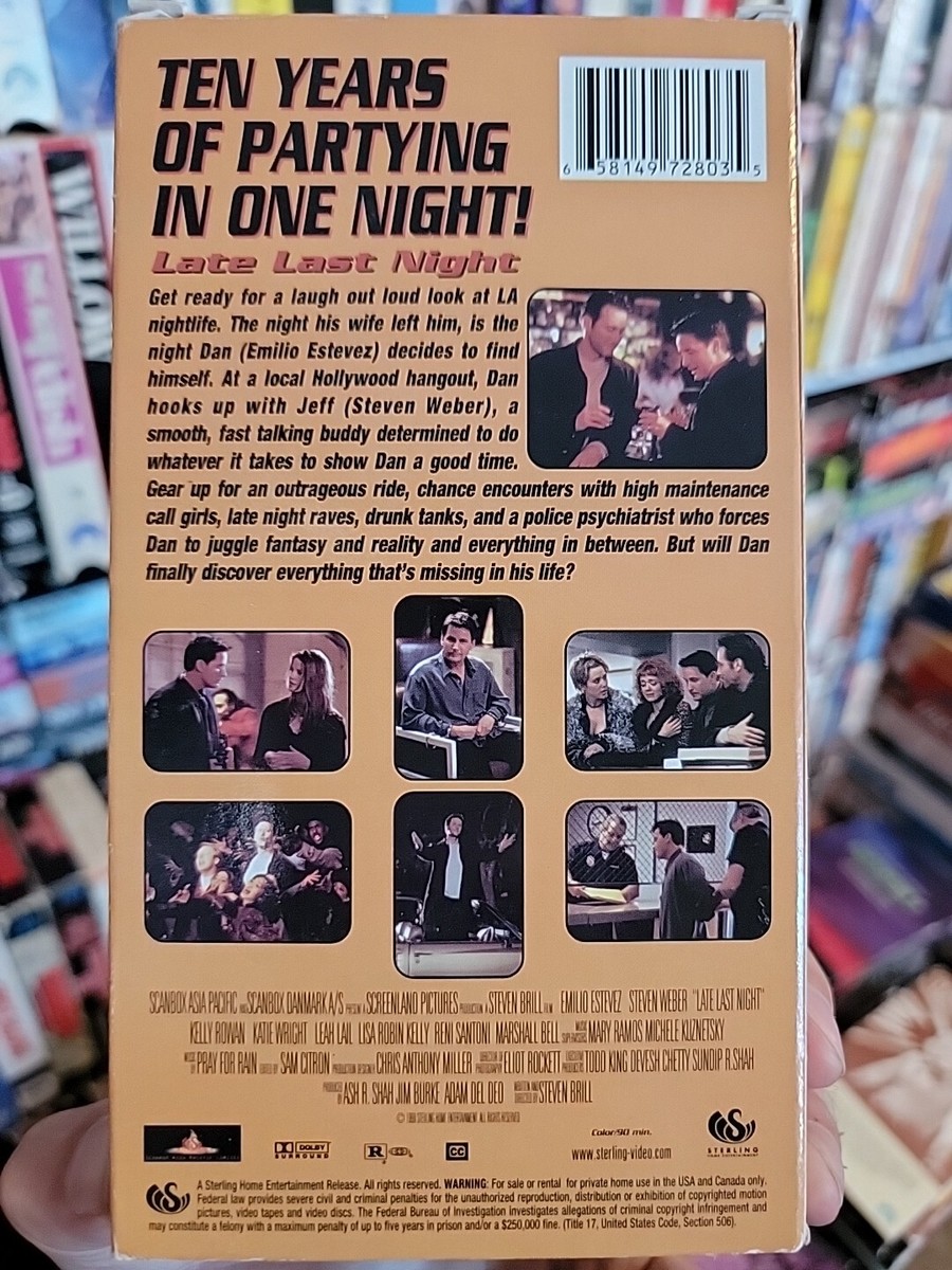 Last Night [VHS] 公式ショップ