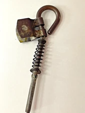 Vintage Steampunk Industrial Machinery Tractor Farm Decor Bracket Hook Assembly