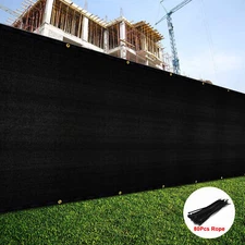 4' 5' 6' 8' Tall Outdoor Fence Privacy Screen Shade Cover Windscreen Mesh Garden