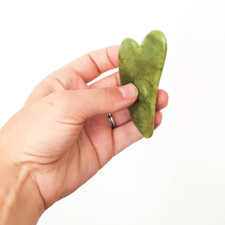 Gua Sha: Real Green Jade Zero Waste Packaging