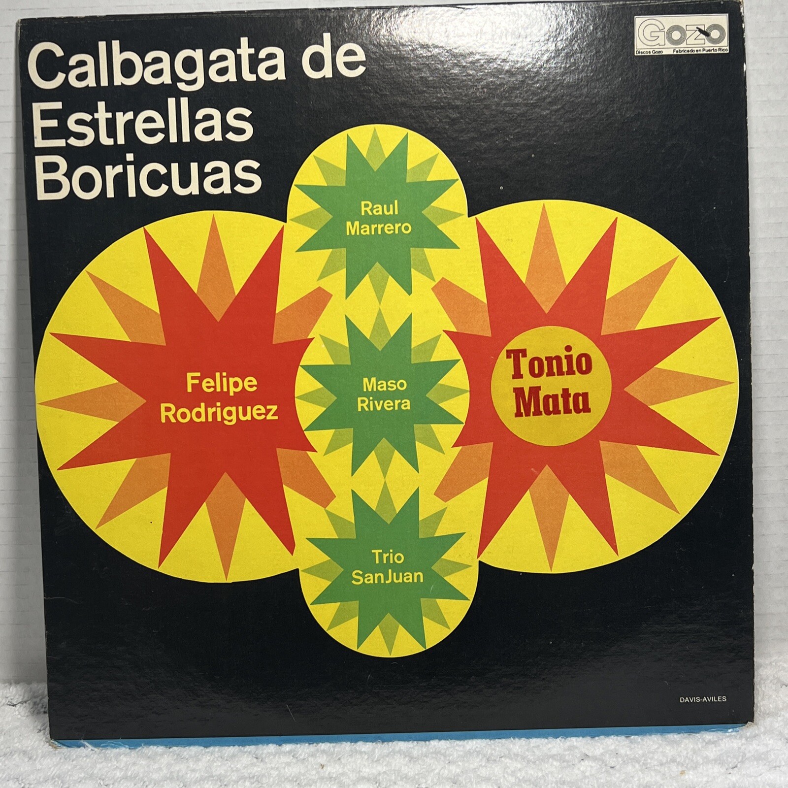 LP MASO RIVERA,TONIO MATA,RAUL MARRERO,FELIPE / CALBAGATA DE ESTRELLAS BORICUAS