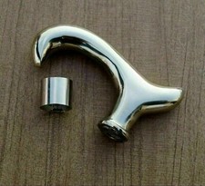 Vintage Brass Handle for walking stick Solid Brass Design Handle Chrome colour 