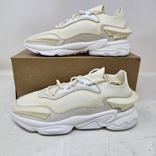 Adidas x Ivy Park Ozweego Knitted Cream Shoes / IF6679 / Men's 7.5, Women's 8.5 - Picture 1 of 6