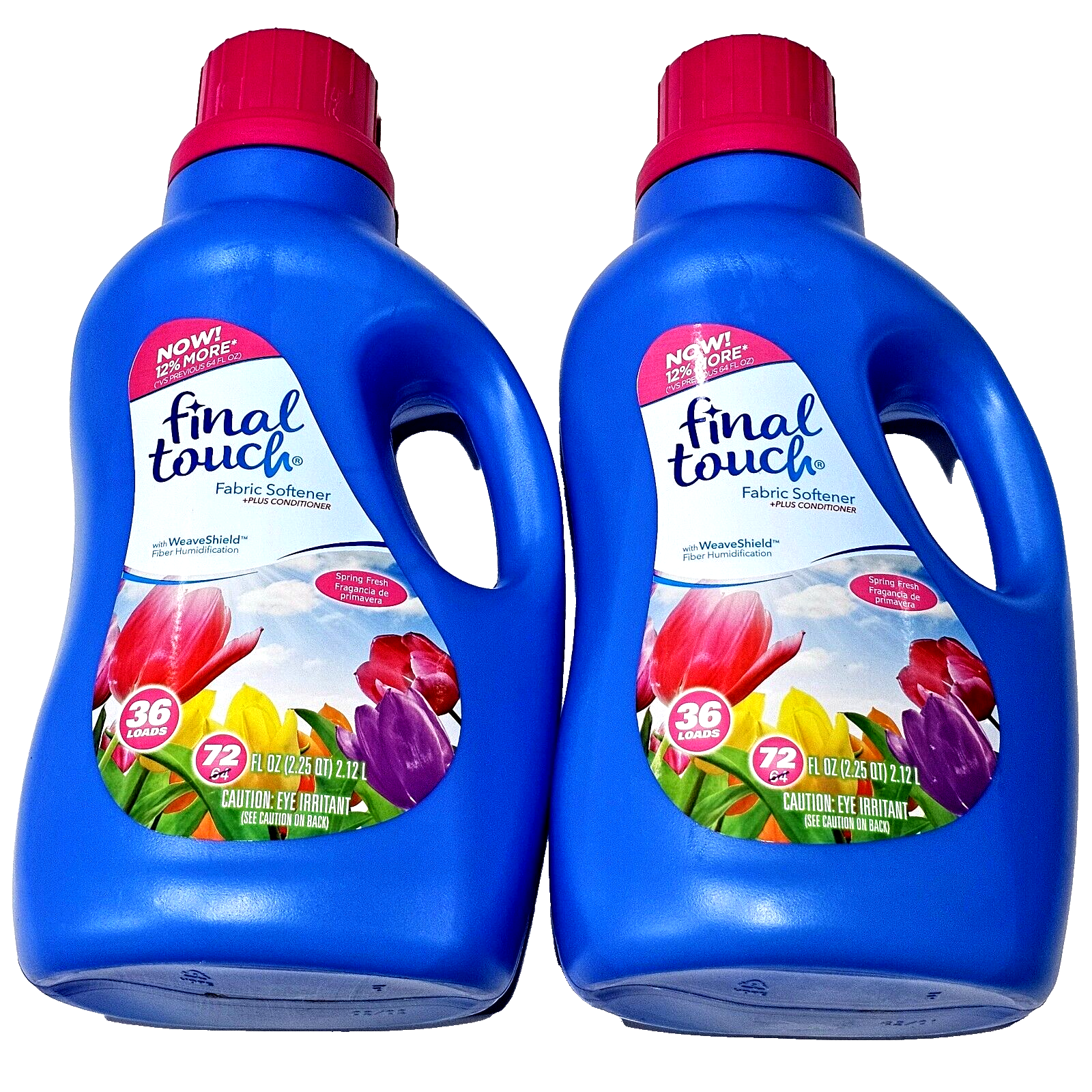 2 Pack Final Touch Fabric Softener Plus Conditioner Spring Fresh 36 ...
