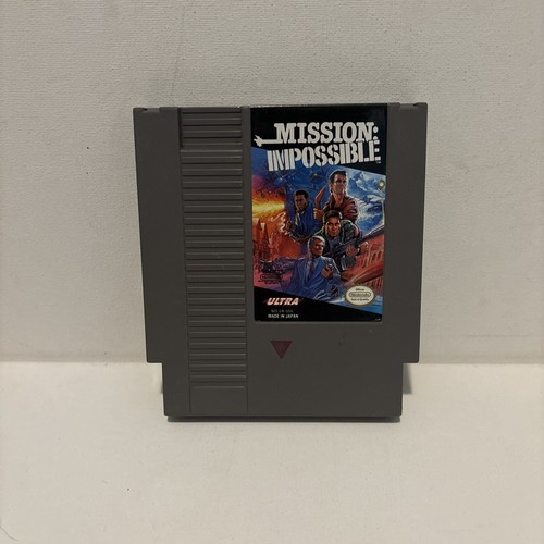 Nintendo NES Mission Impossible 1985 Cart Only, Authentic