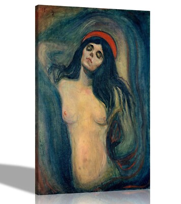 Madonna von Edvard Munch Ölgemälde Reproduktion Leinwandbilder hängend Wandbild