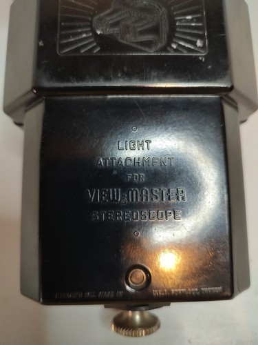 Ancien accessoire lumineux VIEW-MASTER pour stéréoscope avec BOITE Made in USA - Photo 7/10