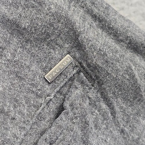 Pacsun Shorts Mens 34W x 9in GRAY TWEED Flat Front Chino Skater STREET BEACH - Picture 4 of 11