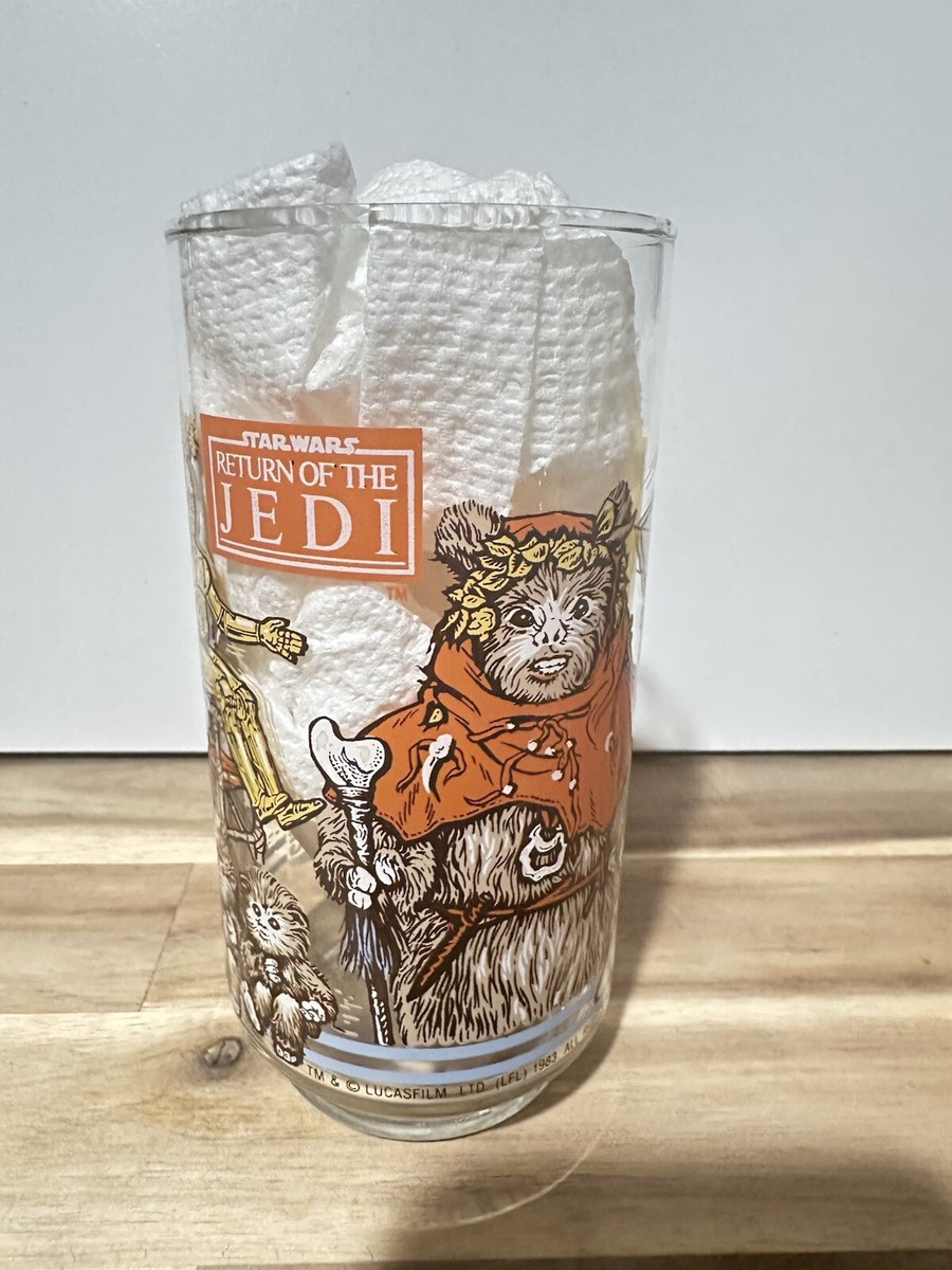 Vintage McDonald's Return Of The Jedi Glass ( 1983 ) | eBay