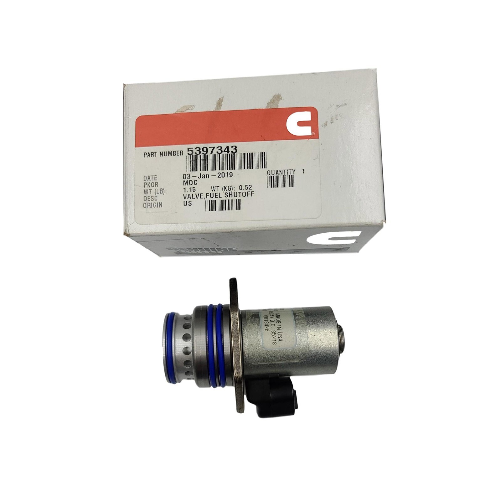 New OEM Genuine Cummins Fuel Shutoff Valve 5397343 | eBay 