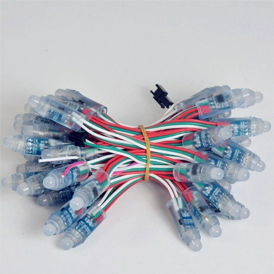 50/1000 DC 5V 12V WS2811 IC RGB Vollfarbe Pixel LED Modul Licht Weihnachtslampe  - Bild 4 von 4