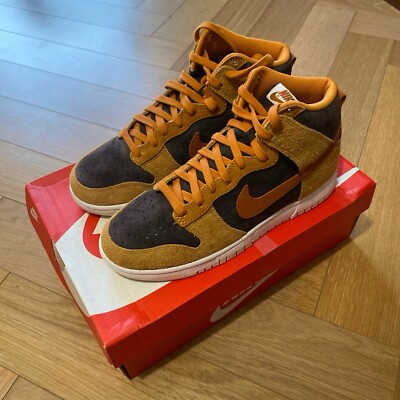 nike dunk high retro prm velvet brown