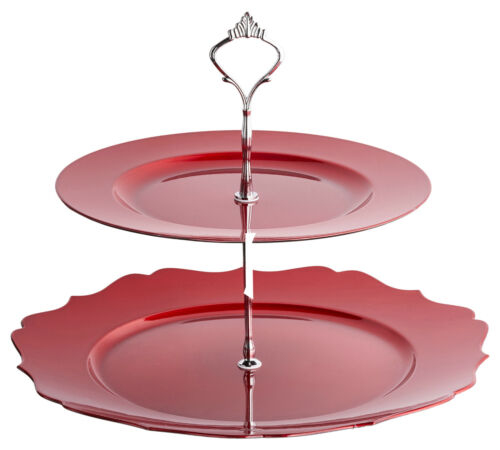 Soporte para Pasteles Vidrio Cerámica Porcelana Tarde Té Boda Platos Fiesta Vajilla - Imagen 46 de 57