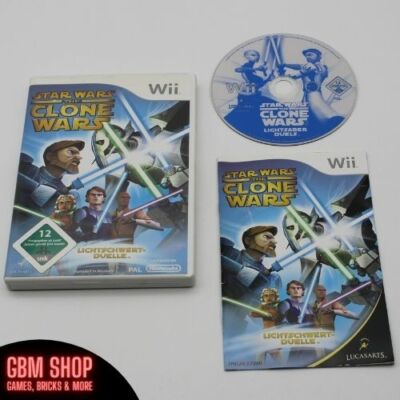 Nintendo Wii Spiel | Star Wars The Clone Wars Lichtschwertduelle | PAL