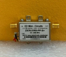 Mini-Circuits ZX76-31R5-PP-S+ DC to 2400 MHz Digital Step Attenuator. Tested!