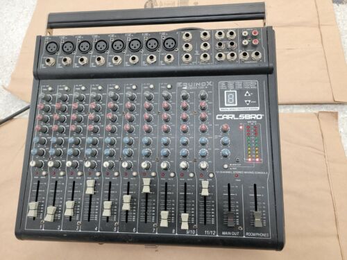 Carlsbro Equinox 12300 DSP 12 Channel Stereo Mixing Console.  POWER TESTED ONLY. - Picture 1 of 12