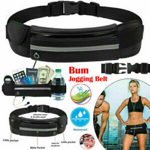 Unisex Running Jogging Outdoor Waist Belt Bum Bag Pouch Keys Sports Mobile Cash