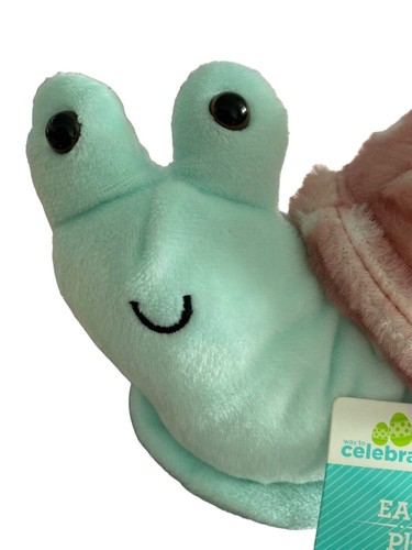 NWT Way To Celebrate Soft Plush Pastel Snail Stuffed Animal Easter Spring - Picture 2 of 4