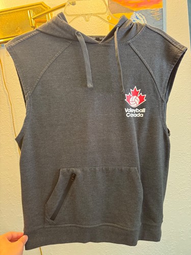 Volleyball Team Canada Sleeveless Hoodie