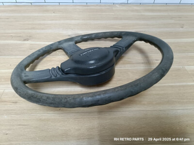 86-88 Suzuki Samurai LHD Steering Wheel OEM Gray 3 Spoke JA