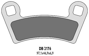 Plaquettes de frein KH456 Polaris pour remplacement direct des modèles DB2176MX-D et DB2176QD-D