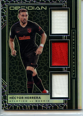 2019-20 Panini Obsidian Mosaic Material PURPLE Hector Herrera Atletico  #20/75