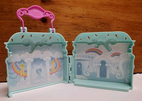 2015 Hasbro My Little Pony Fold Out Rainbow Dash Castle Carry Case - Picture 16 of 19