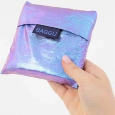 Baggu Lilac Metallic Standard Reusable Bag