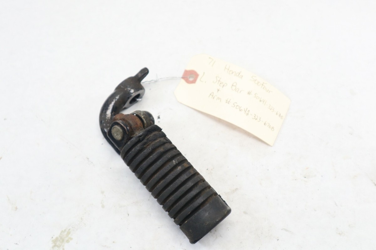 OEM Honda Motorcycle LEFT Step Bar Peg 1971 CB500 Four 50642-323
