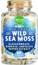 Cápsulas de musgo del mar irlandés, apoyo para las articulaciones y la digestión