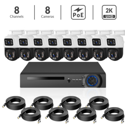 KERUI 8CH NVR 6MP POE Security IP Camera System Two Way Audio Human Detection US