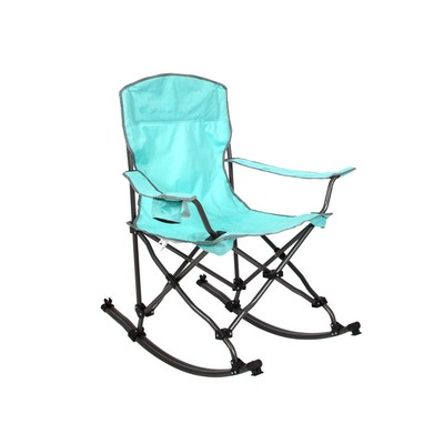 Mac Sports Island Blue Collapsible Foldable Rocking Chair Ebay