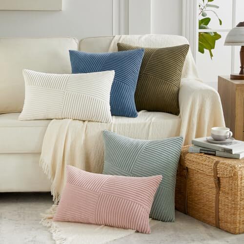 Set of 2 Boho Decorative Throw Pillow Covers 18x18 18 x 18-Inch Dark Brown - Picture 7 of 7
