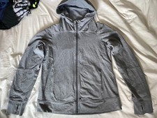 Lululemon Belle Hoodie Jacket Heathered Medium Gray 6 READ