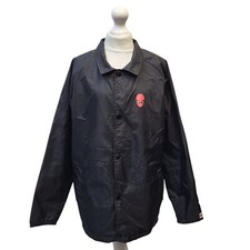 Vans Marvel Black Spiderman Collared Jacket Boy's Size XL K561