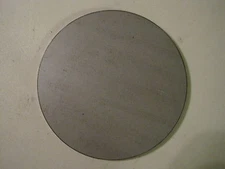 1/8" Thick (11ga) Round Steel Plate, 5.5" Diameter, Round, Circle