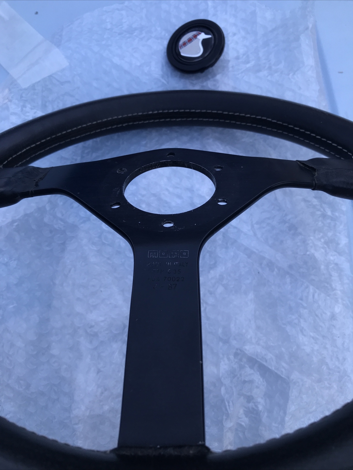 Porsche Ferrari Formula 1 Jackie Stewart Momo Horn Button Momo Steering Wheel