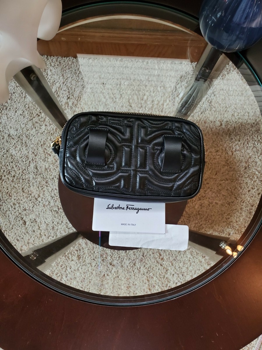 Salvatore Ferragamo QUILTED GANCINI BELT BAG | eBay