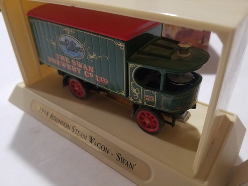 Matchbox MOY Great Beers of the World SWAN 1918 Atkinson Steam Wagon YGB03 - Picture 2 of 4