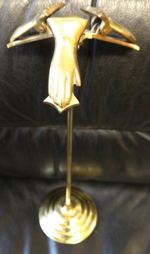 Portacartas de triple mano latón victoriano, Japón, ¡genial! - Imagen 3 de 8