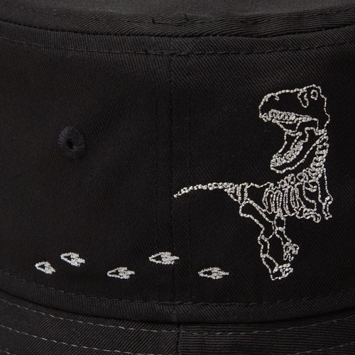 New Era Kid's Bucket hat 01 Dinosaur Tyrannosaurus Black Unisex Kid's 14325276 - Picture 6 of 9