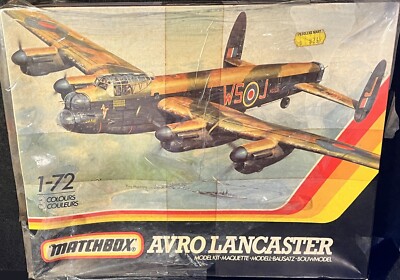 Matchbox British Avro Lancaster WWII Heavy Bomber 1:72 Scale Model ...