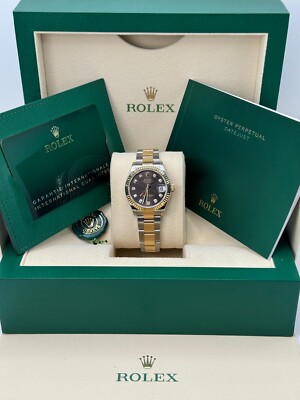 Rolex Datejust 31 NEW 2024 Tahitian Mother of Pearl Diamond Dial