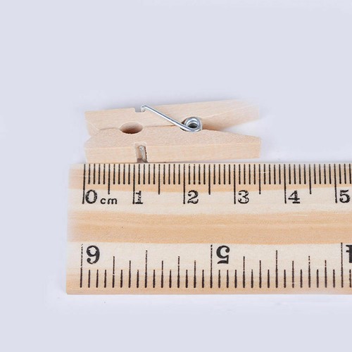 Wood Clothes Pin 50-Pack Pins Wooden Clothespins Laundry Clothesline Clips - Picture 6 of 6
