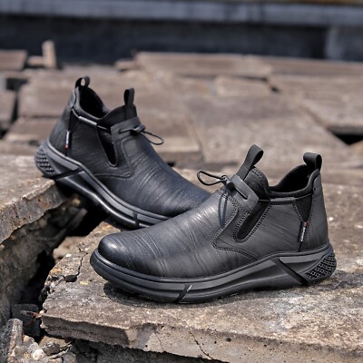 Steel Toe Safety Shoes for Men Work Sneakers Puncture Proof  display picture 2
