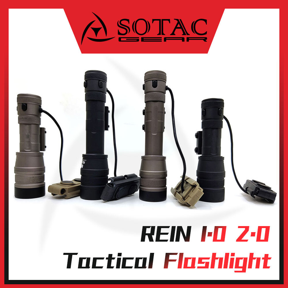 REIN 1.0 2.0 LED Tactical Light Cloud Defensive Outdoor Hunting Flashlight SOTAC-image
