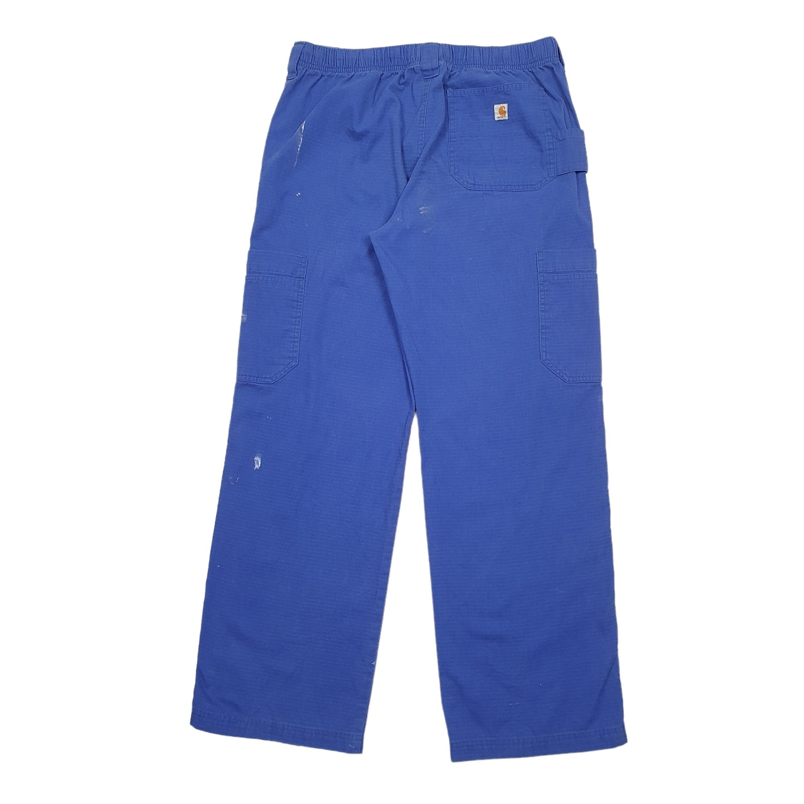 CARHARTT Cargo Workwear Trousers Cotton  &  Polyester Blue Mens W32 L30 image 3